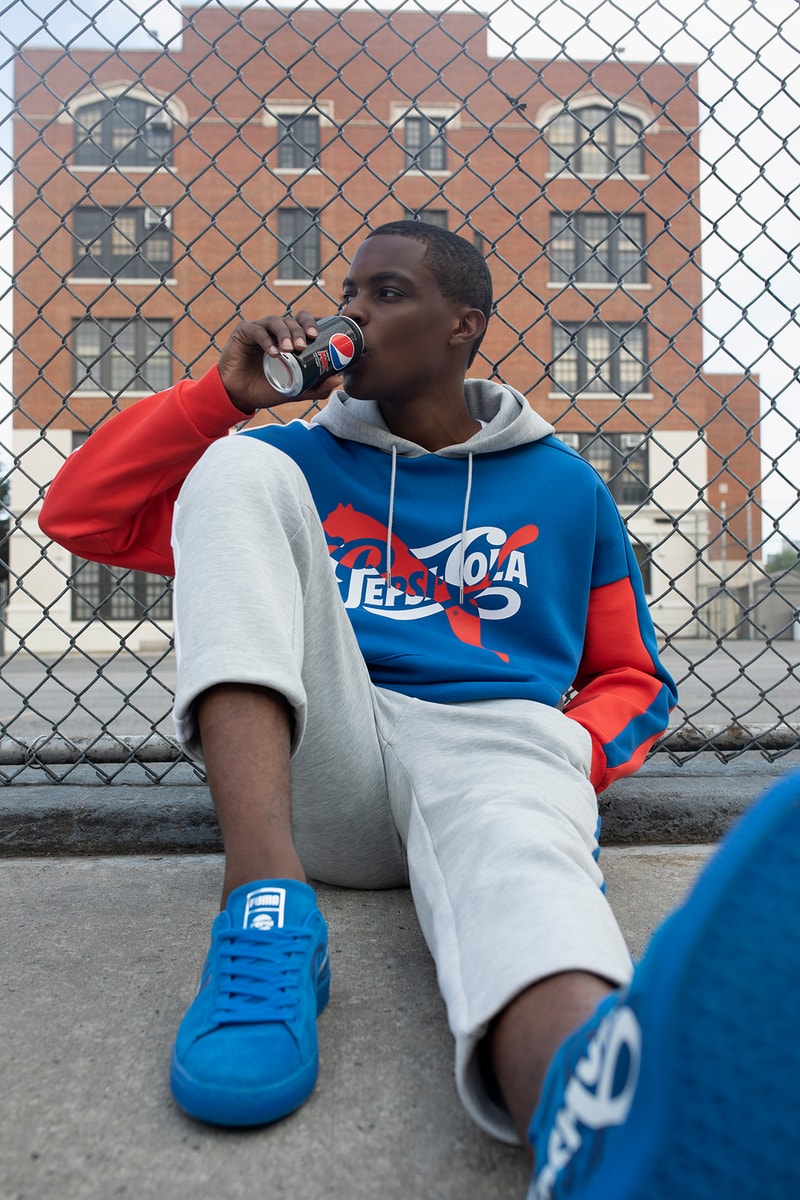 pepsi puma suede collaboration 50th anniversary cola