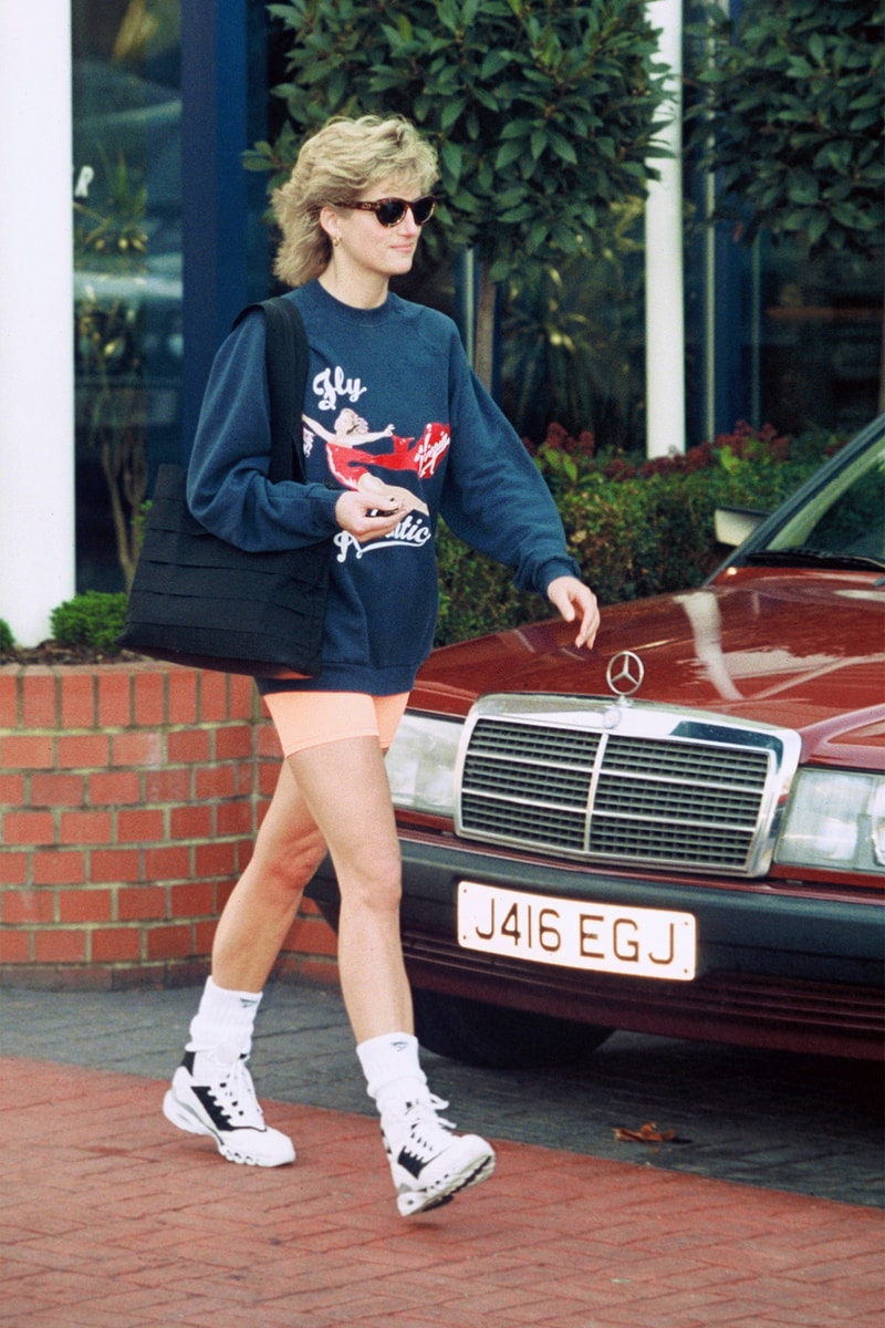 princess diana best sneakers retro street style fashion superga reebok puffer jacket cowboy boots