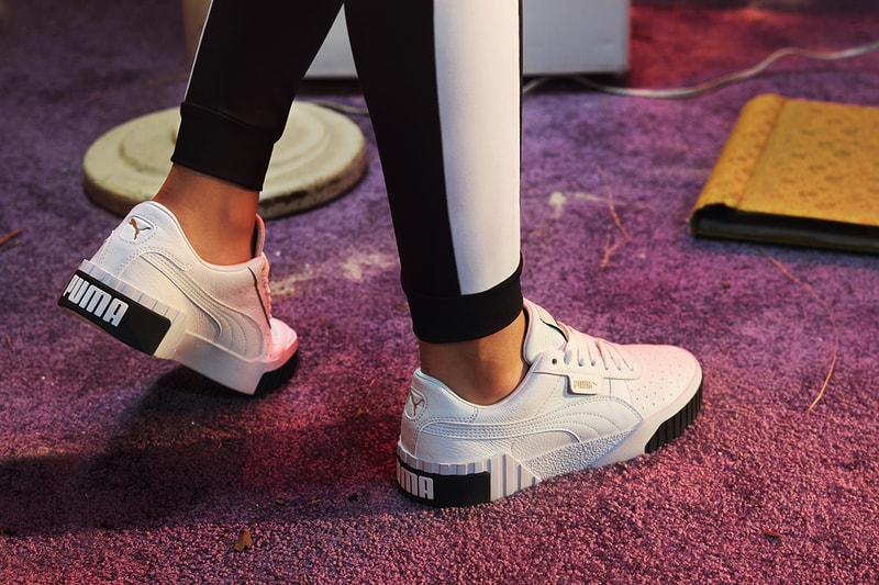 PUMA Cali Women's Sneaker Trainer Black White Monochrome