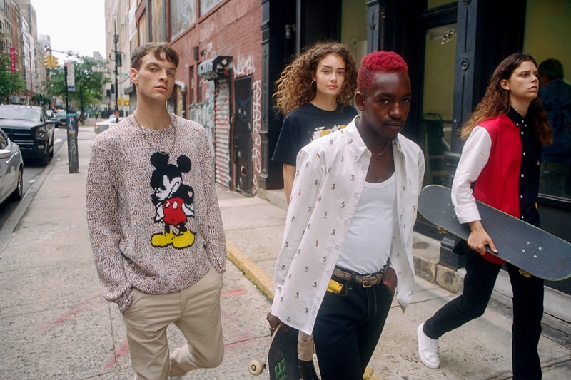 rag & bone x Disney Mickey Mouse Collection Sweater Grey Shirt White