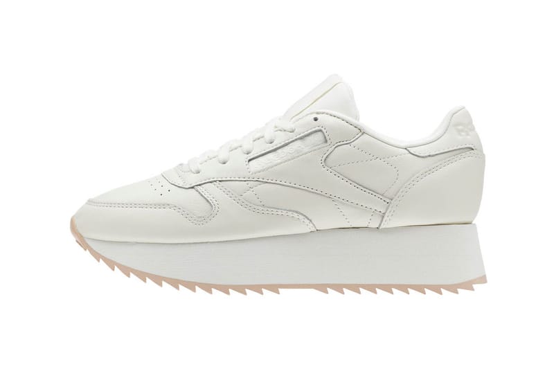 Reebok Adds a Chunky, Jagged Sole to the Classic Leather Double