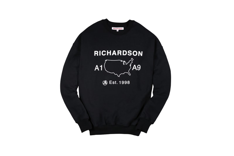 Richardson Magazine Capsule Collection A9 Crewneck Black