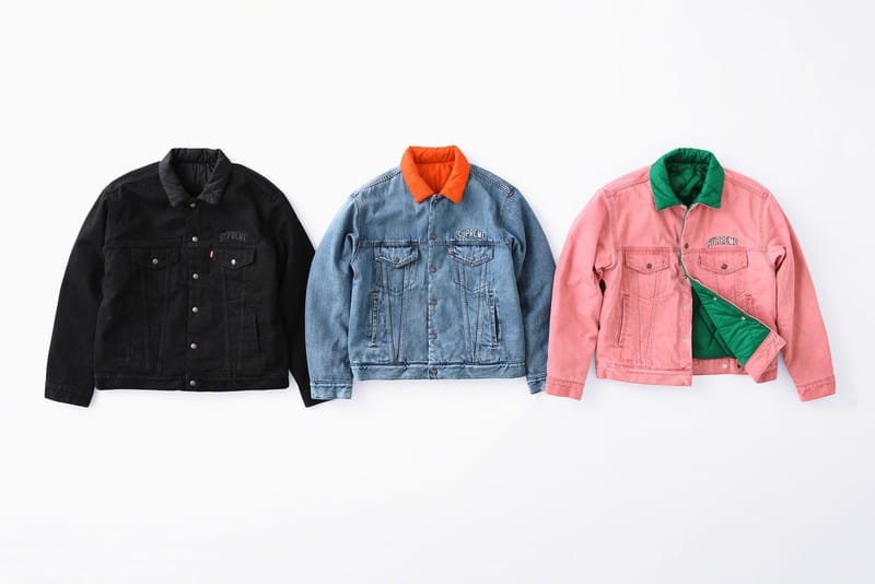 Supreme x Levi's Team up on a Colorful FW18 Denim Collection