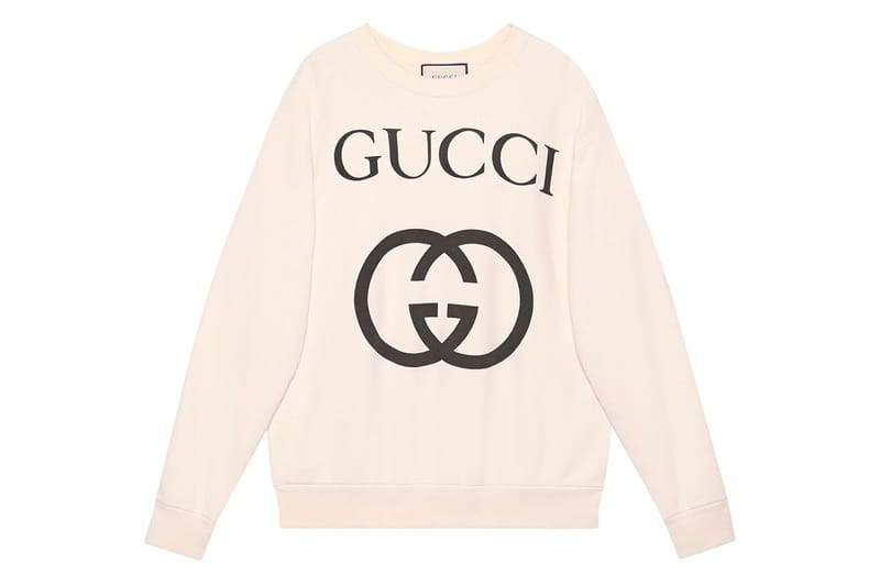 gucci logo crewneck
