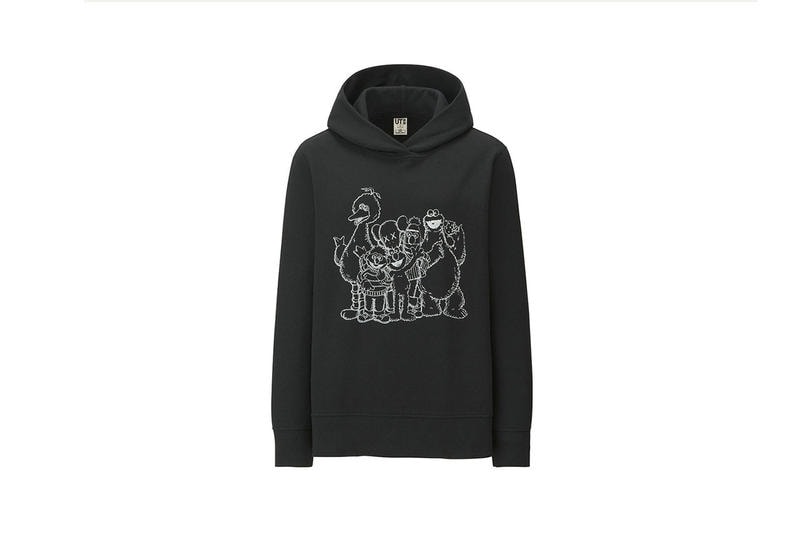 KAWS Uniqlo UT Sesame Street Second Collection Sweatshirt Hoodie T-shirt Plushies Plush Toys Bert Ernie Big Bird Elmo Cookie Monster