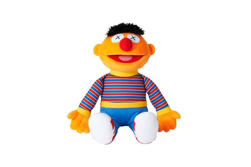 KAWS Uniqlo UT Sesame Street Second Collection Sweatshirt Hoodie T-shirt Plushies Plush Toys Bert Ernie Big Bird Elmo Cookie Monster