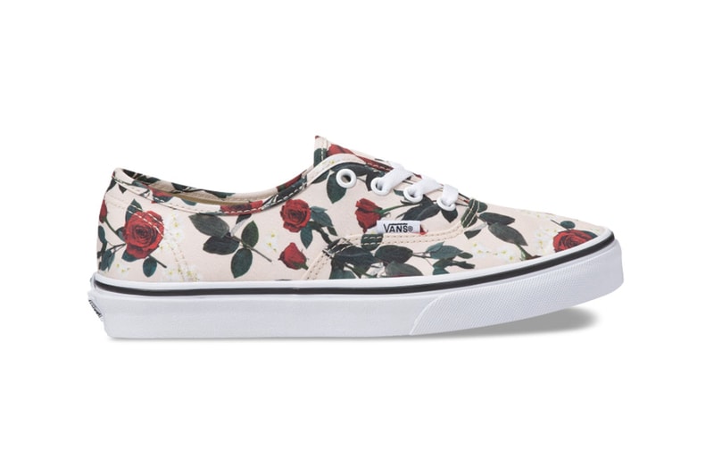 Vans Sk8-Hi Authentic Rose Print Pattern Sneakers