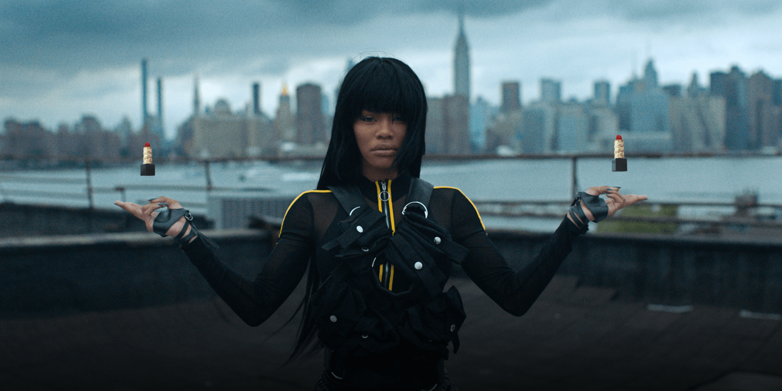 Teyana Taylor Wu-Tang x Milk Makeup Lipstick Collaboration Campaign