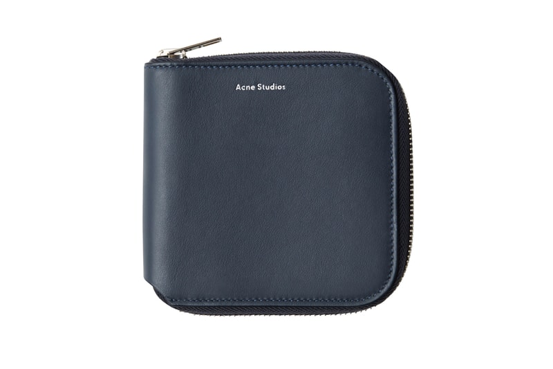Acne Studios Zippered Wallet Blue