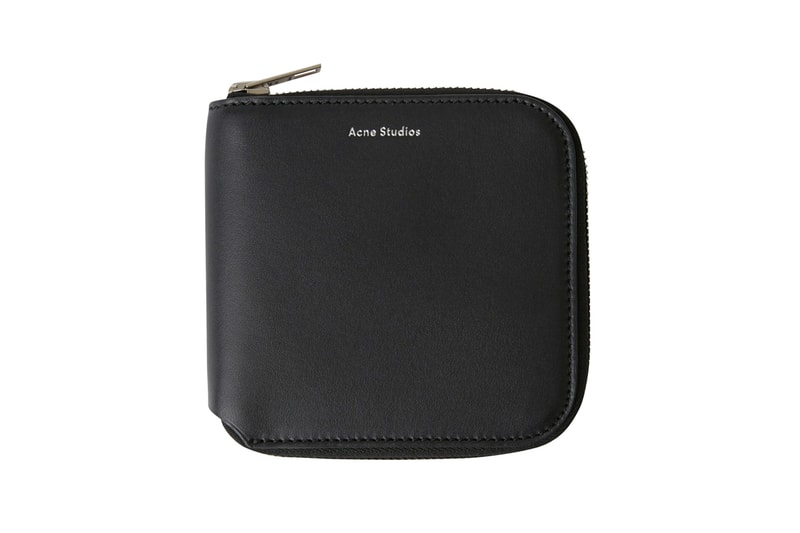Acne Studios Zippered Wallet Black