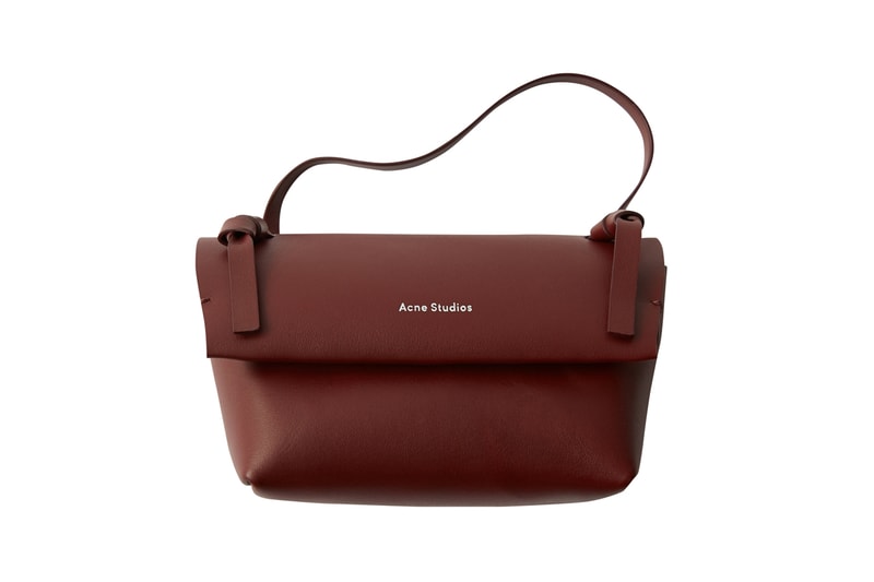 Acne Studios Mini Bag Maroon