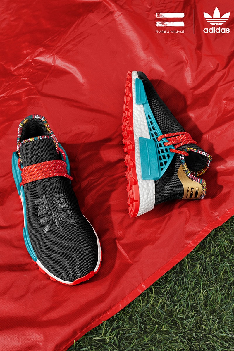 Pharrell Williams adidas Originals SOLARHU Fall Winter 2018 Apparel Footwear Hu NMD