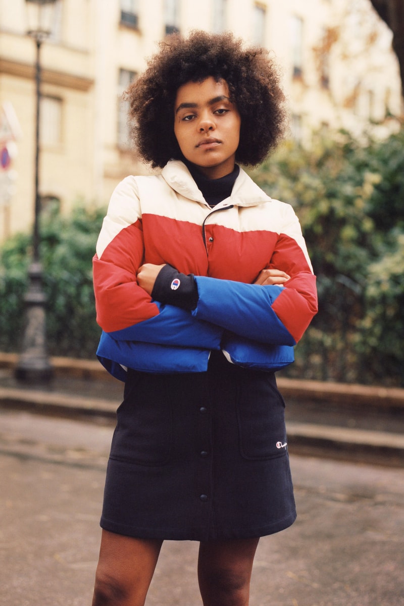 FILA Logo Puffer Jacket Green