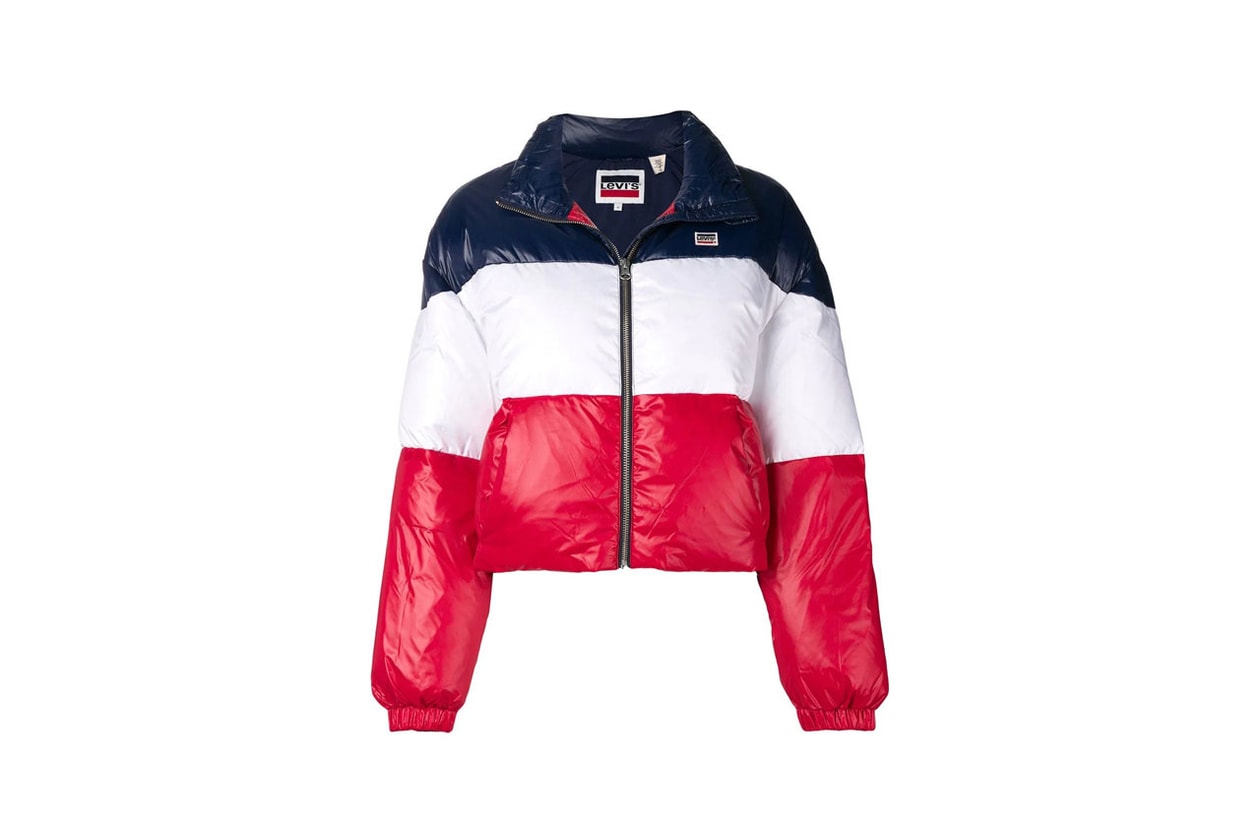 FILA Logo Puffer Jacket Green