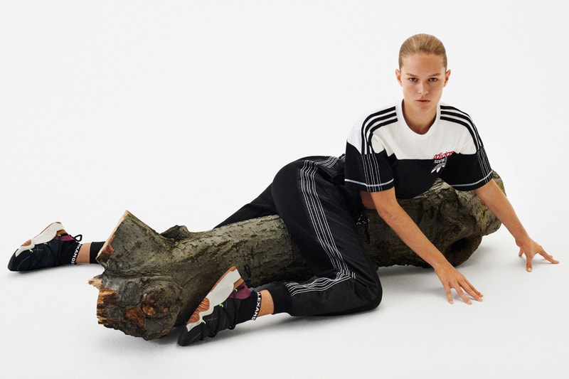 Alexander Wang x adidas Originals Season 4 Collection T-shirt White Sweatpants Sneakers Black
