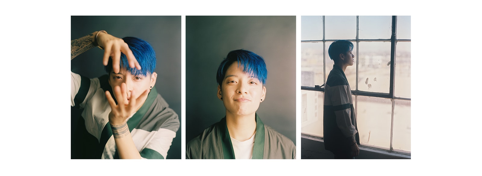 Amber Liu f(x) Rogue Rouge K-Pop Star Gone Tour Interview Video Solo Portrait Blue Hair Korean Pop Music