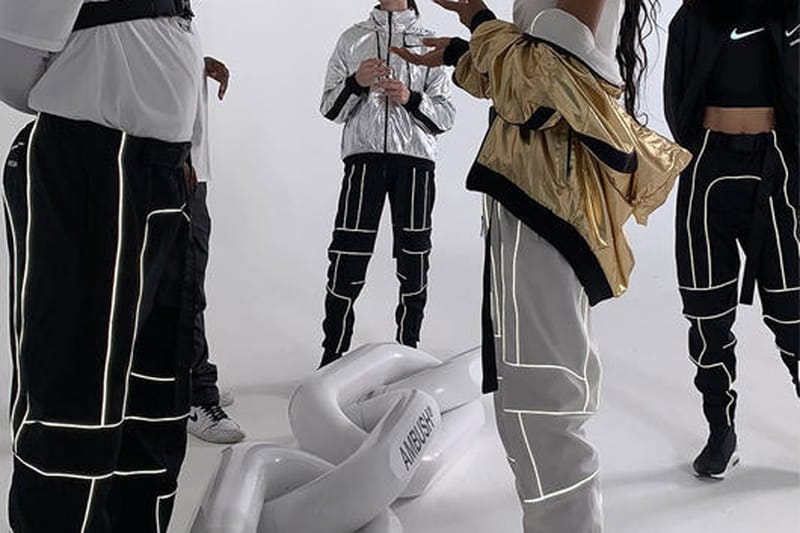 Here's a Closer Look at AMBUSH x Nike's 3M Crop Tops and Track Pants