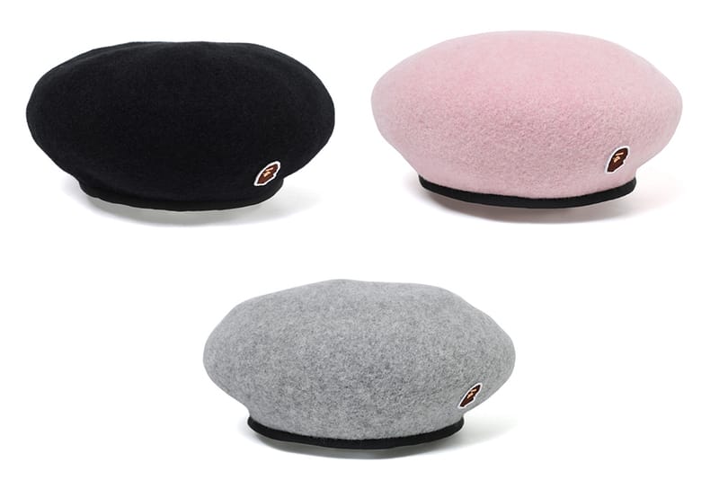 BAPE's Wool Beret Is the Ultimate Cozy Girl Accessory