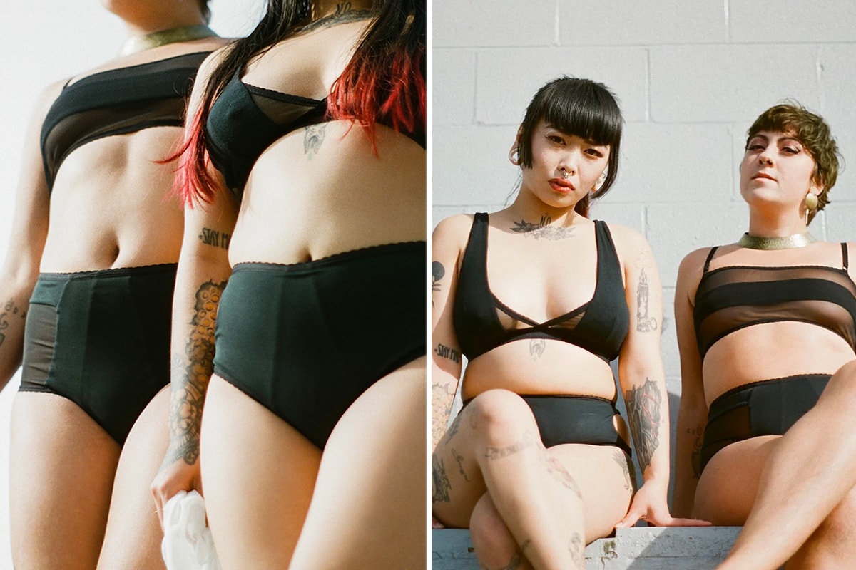Best Period Proof Underwear THINX Campaign Models Lookbook Diversity Black Lingerie Panties Undies
