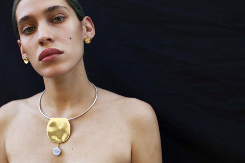 Bing Bang Atelier Minimal Jewelry Lookbook Accessories Silver Earring Necklace