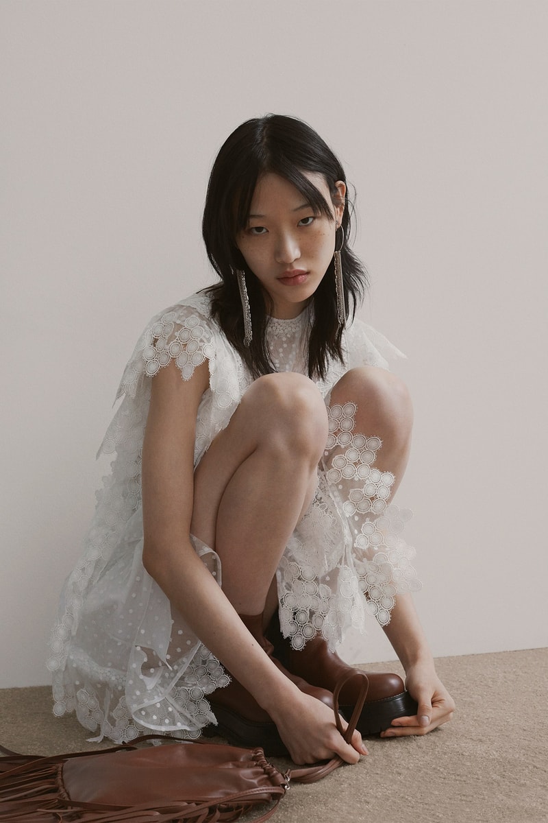 Burberry Riccardo Tisci Pre-Fall 2019 Collection Dress White