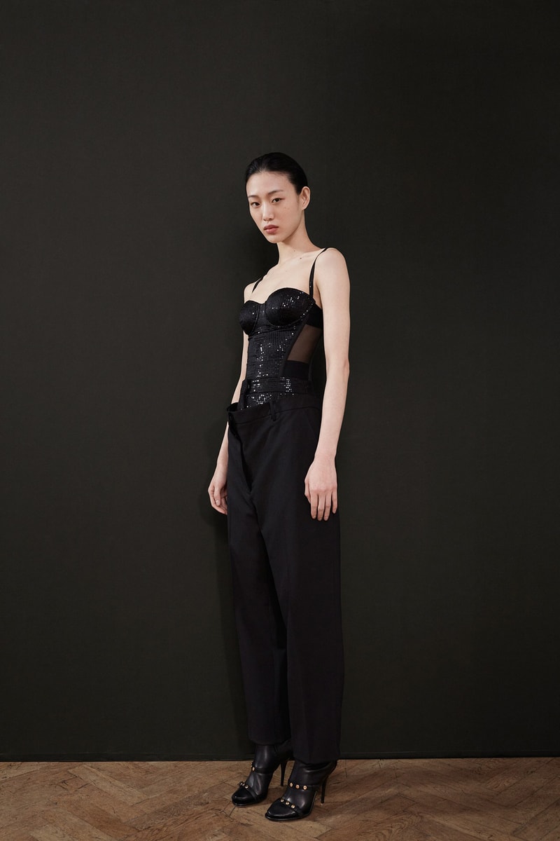 Burberry Riccardo Tisci Pre-Fall 2019 Collection Bustier Pants Black