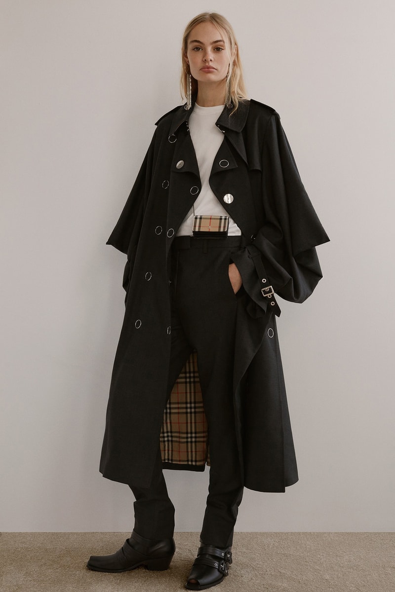 Burberry Riccardo Tisci Pre-Fall 2019 Collection Jacket Pants Black Top White
