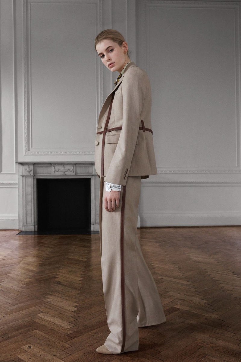 Burberry Riccardo Tisci Pre-Fall 2019 Collection Blazer Trousers Tan