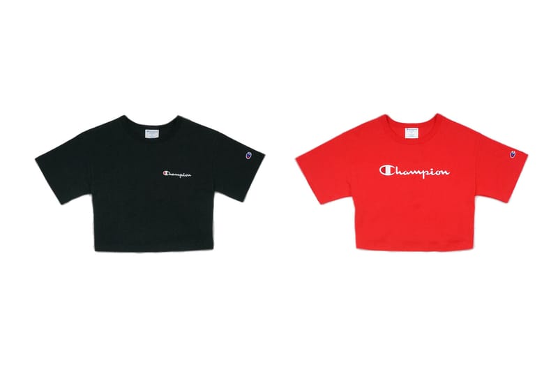 Champion's Cropped Logo T-Shirts are Perfect for Winter Layering