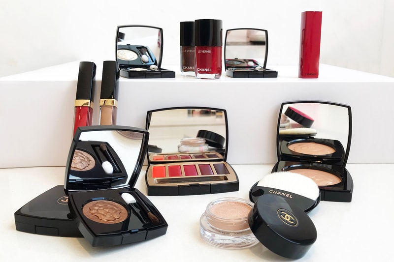 2018 Chanel Beauty Holiday Collection Review Makeup Eyeshadow Highlighter Lipstick Creme Shadow Nailpolish