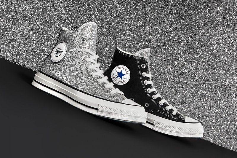 Chiara Ferragni x Converse Chuck Taylor All Star 70 Glitter Black Silver