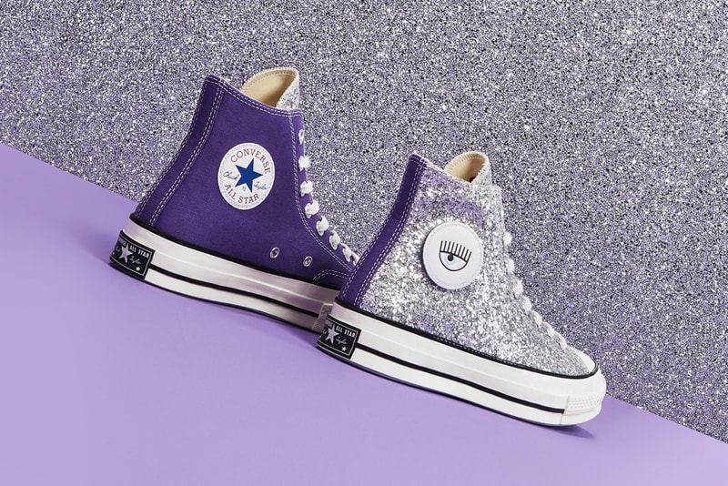 Chiara Ferragni x Converse Chuck Taylor All Star 70 Glitter Purple Silver