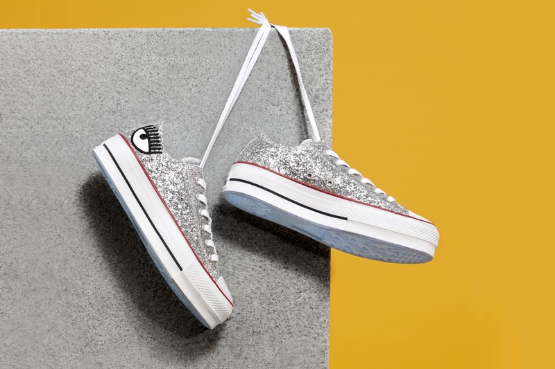 Chiara Ferragni x Converse Chuck Taylor All Star Lift Low Glitter Silver