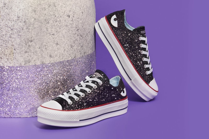 Chiara Ferragni x Converse Chuck Taylor All Star Lift Low Glitter Black