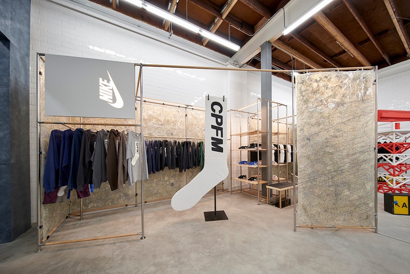 Inside Look at Dover Street Market Los Angeles Installation New Store Opening DSM LA Off-White Comme des Garcons Palace Stussy Maison Margiela Play 