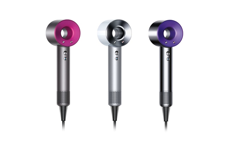Dyson Supersonic Hair Dryer Iron Fuchsia Black Purple White