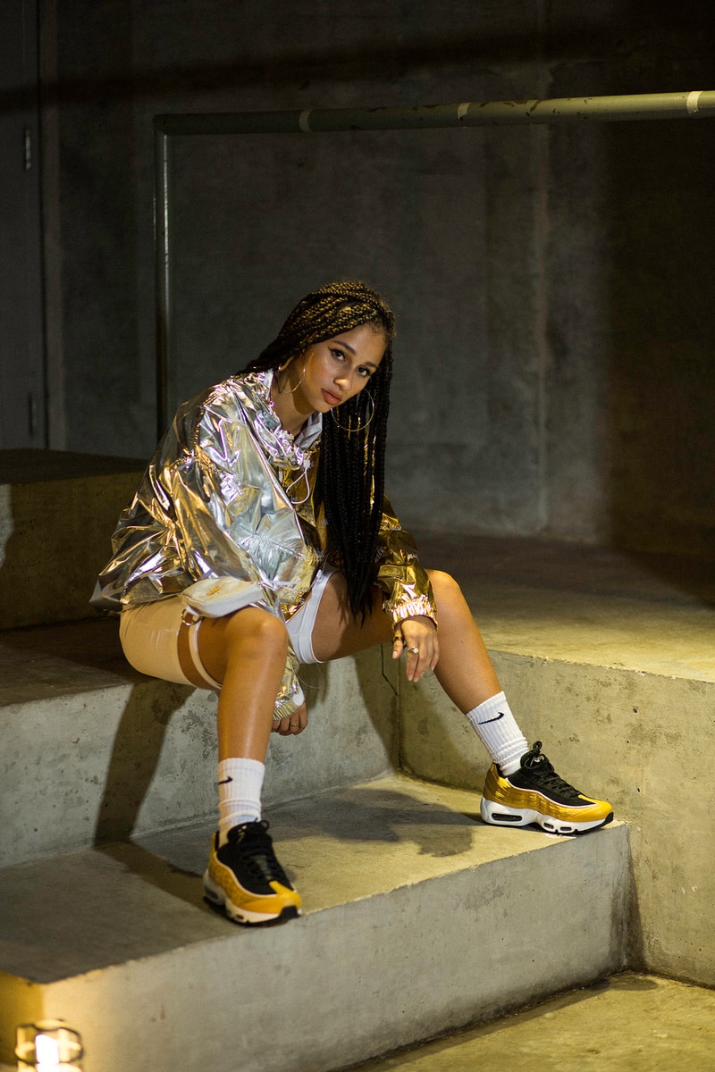 Frankie Collective Rework Nike Gold Top
