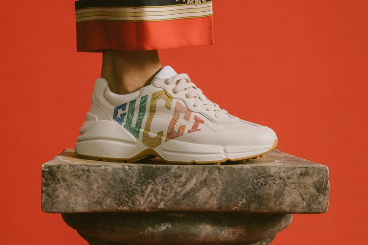 Gucci Continues to Bolster Its Rhyton and Flashtrek Silhouettes in Cruise 2019 Collection