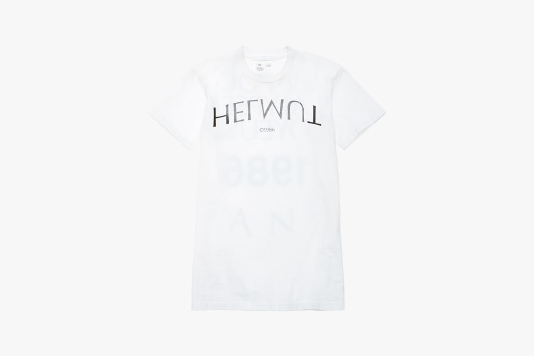 Helmut Lang Jeans Denim Pants Shorts Blue T-shirt White