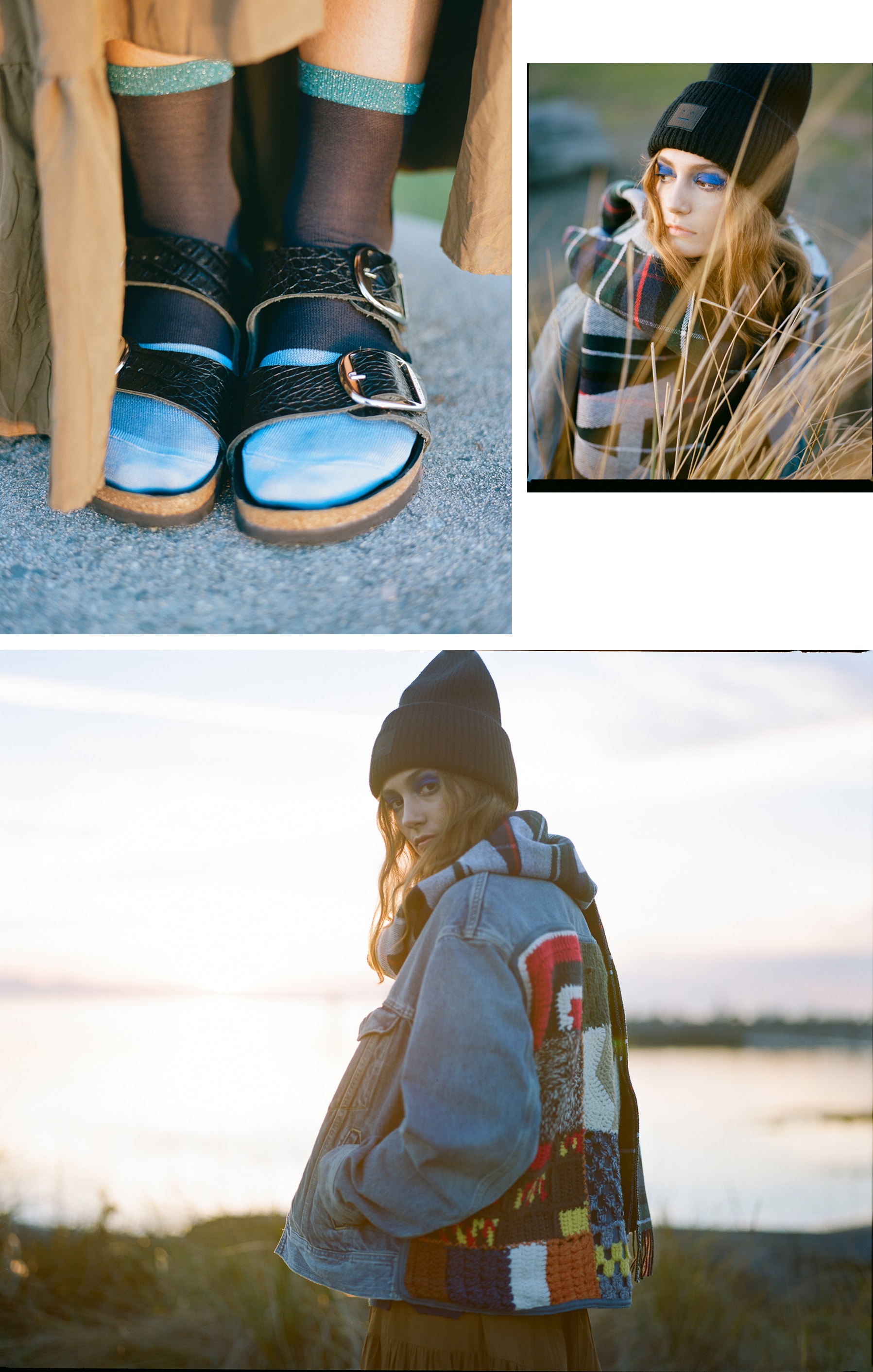 Birkenstock Rick Owens Sandals Spring Summer 2019 Victoria Beckham White Cashmere Sweater Kenzo Silver Puffer Jacket Metallic MM6 Maison Margiela Pants Black