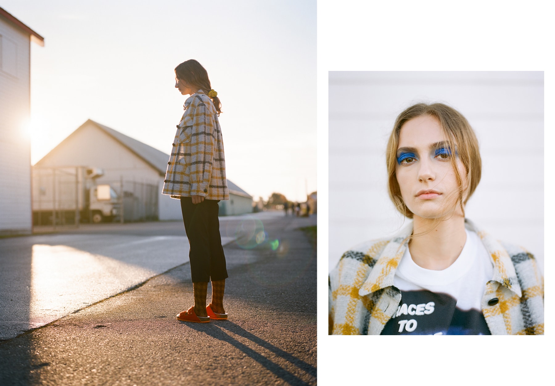 Birkenstock Rick Owens Sandals Spring Summer 2019 Victoria Beckham White Cashmere Sweater Kenzo Silver Puffer Jacket Metallic MM6 Maison Margiela Pants Black