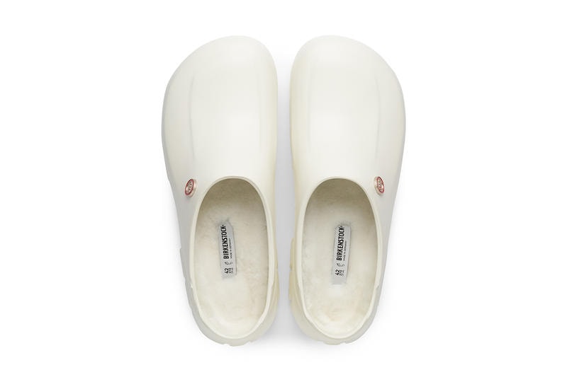 032C Birkenstock Clogs White Black 