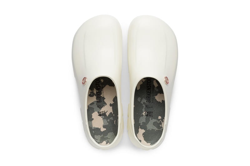 032C Birkenstock Clogs White Black 