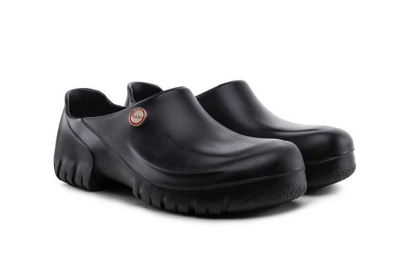 032C Birkenstock Clogs White Black 