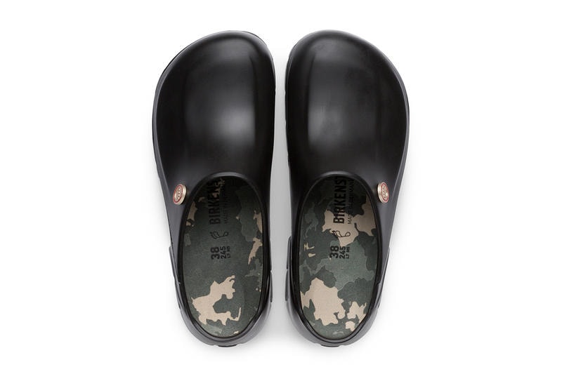 032C Birkenstock Clogs White Black 
