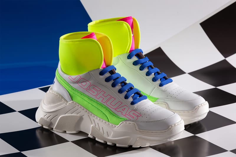 Joshua Sanders Teams up with I.T for a Limited Edition Neon "Neoprene" Sneaker