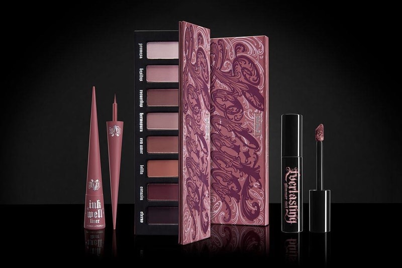 Kat Von D Beauty Lolita Holiday 2018 Collection Eyeshadow Palette Everlasting GlimmerVeil Liquid Lipstick Inkwell Liner