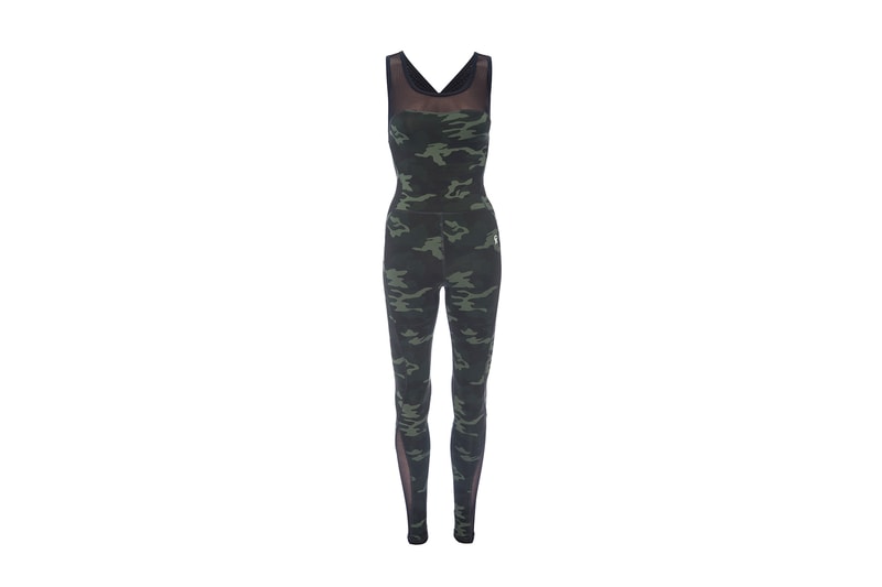 good american khloe kardashian new camo performance collection sportswear workout apparel sports bra leggings