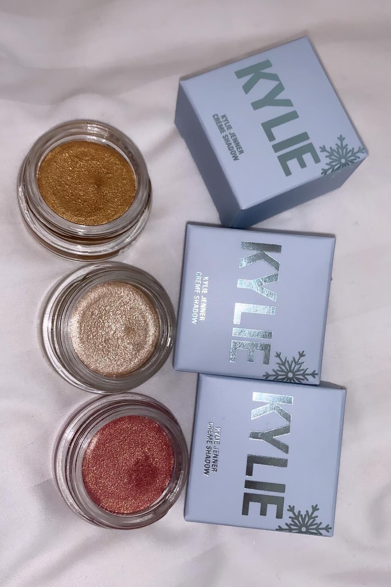 Kylie Jenner Kylie Cosmetics Holiday Collection Reveal Makeup Beauty products Eyeshadow Palette Highlighter Lipstick Lipgloss
