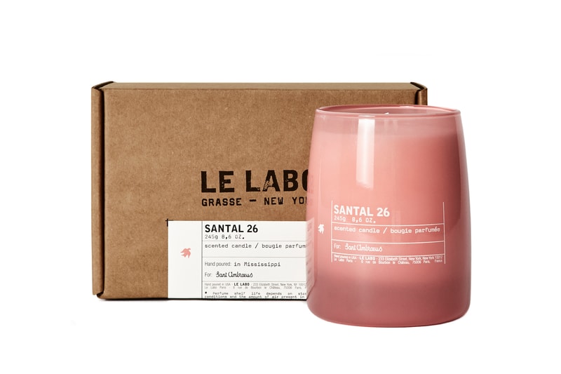 Sant Ambroeus Hospitlity Group x Le Labo Santal 26 Candle Scent 